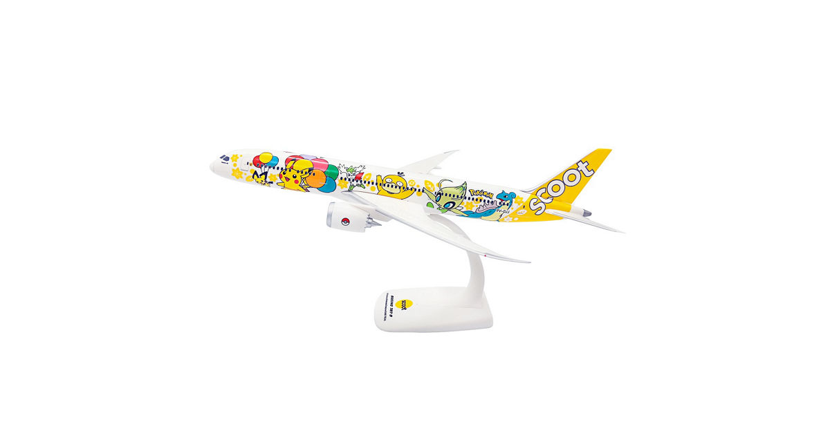 限定Scoot ピカチュウジェットモデルプレーン　1:200 SCOOT - POKÉMON AIR ADVENTURES - PIKACHU JET AIRCRAFT MODEL